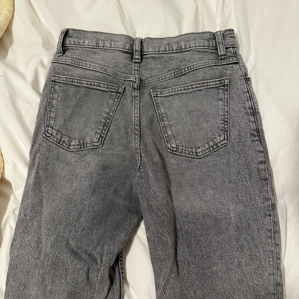 Mango High Rise Gray Jeans - Picture 7 of 7